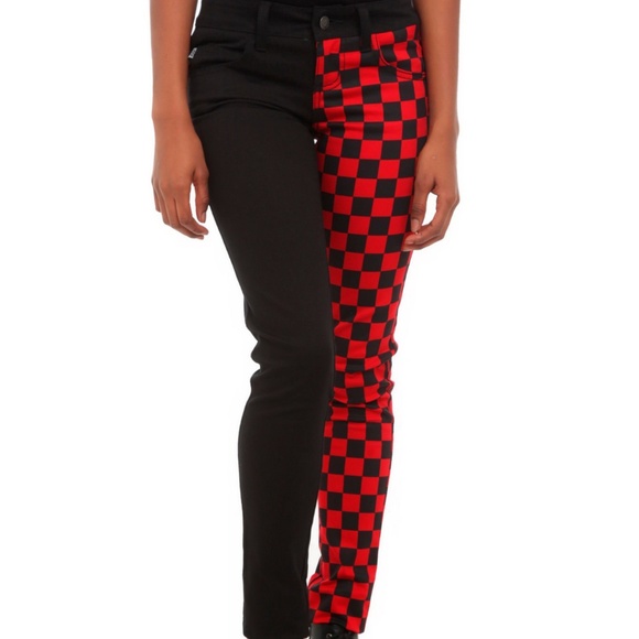 royal bones split leg jeans